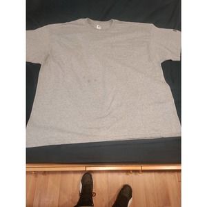 RUSSEL ATHLETIC 3XL GREY MENS T-SHIRT WITH CHEST POCKET